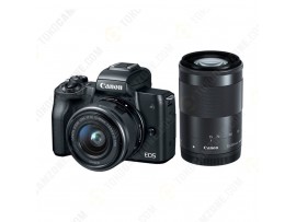 Canon EOS M50 Kit 15-45mm + 55-200mm (Promo Cashback Rp 500.000 Periode 01 s/d 30 November 2019)